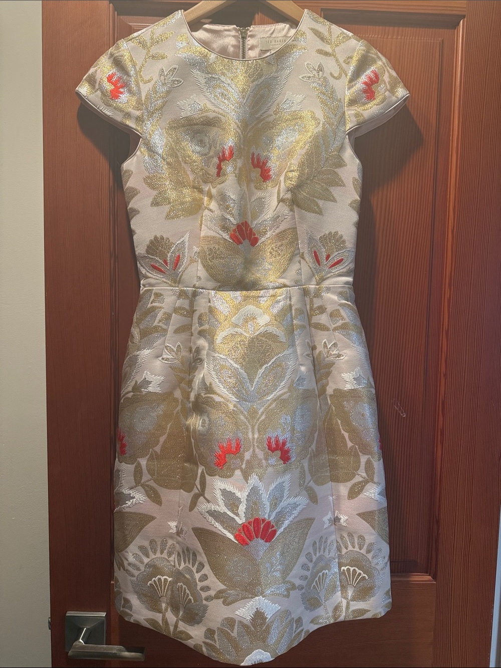 EUC Ted baker brocade dress tb size 1 = US 2/4